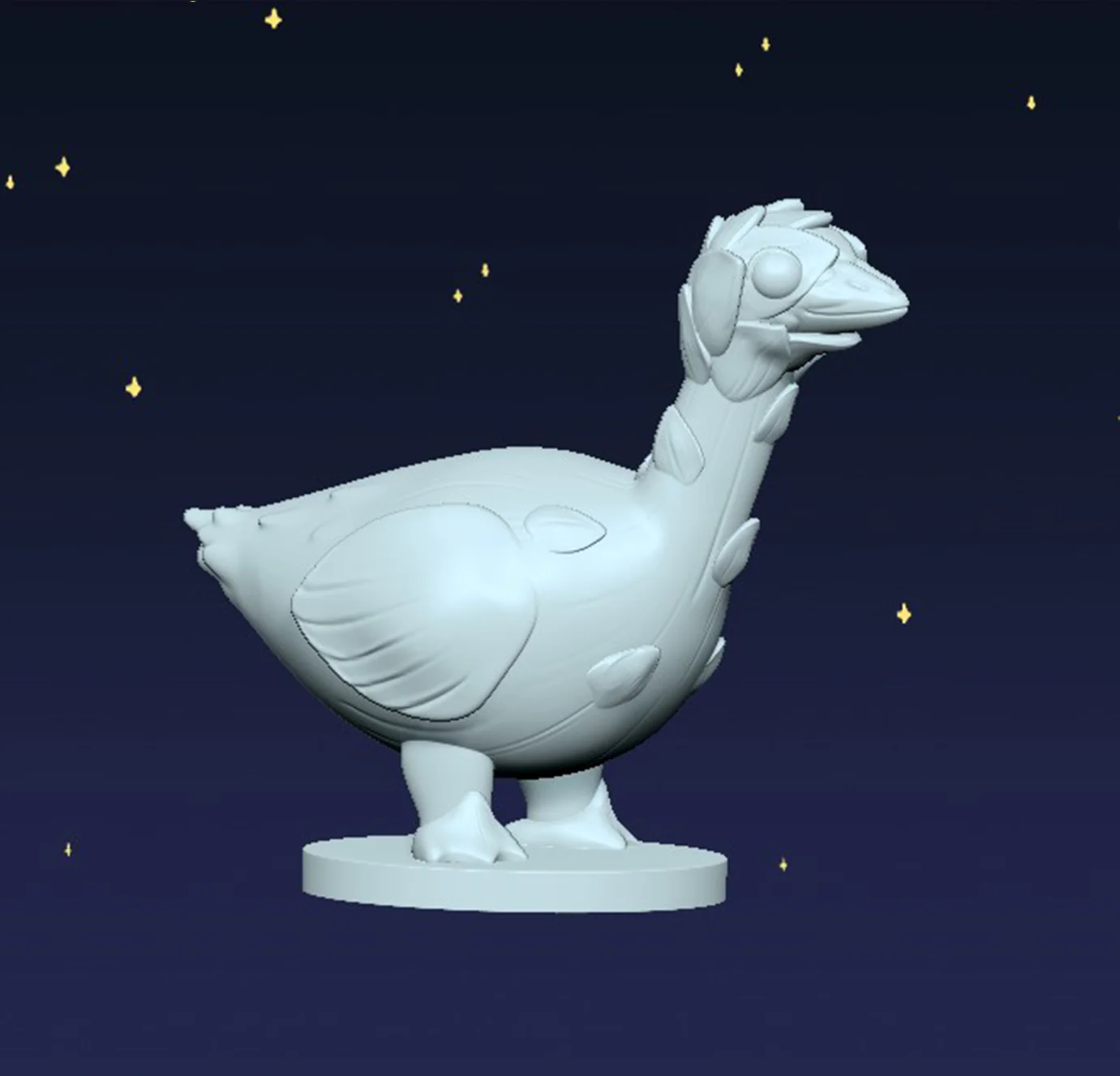 Asparagoose - AsparaFace - Digital STL File - Image 4