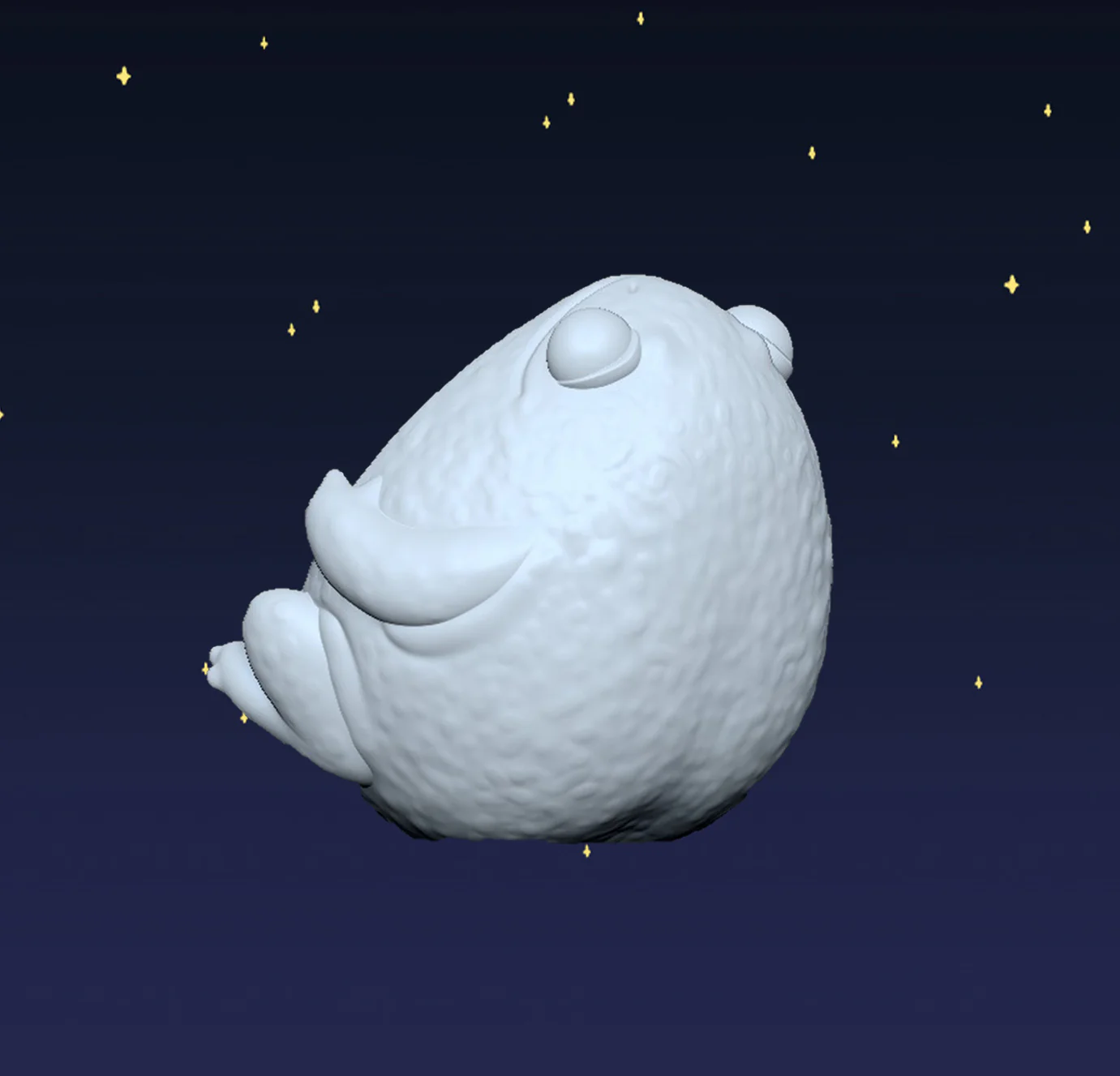 Avocado Frog - Digital STL File - Image 3