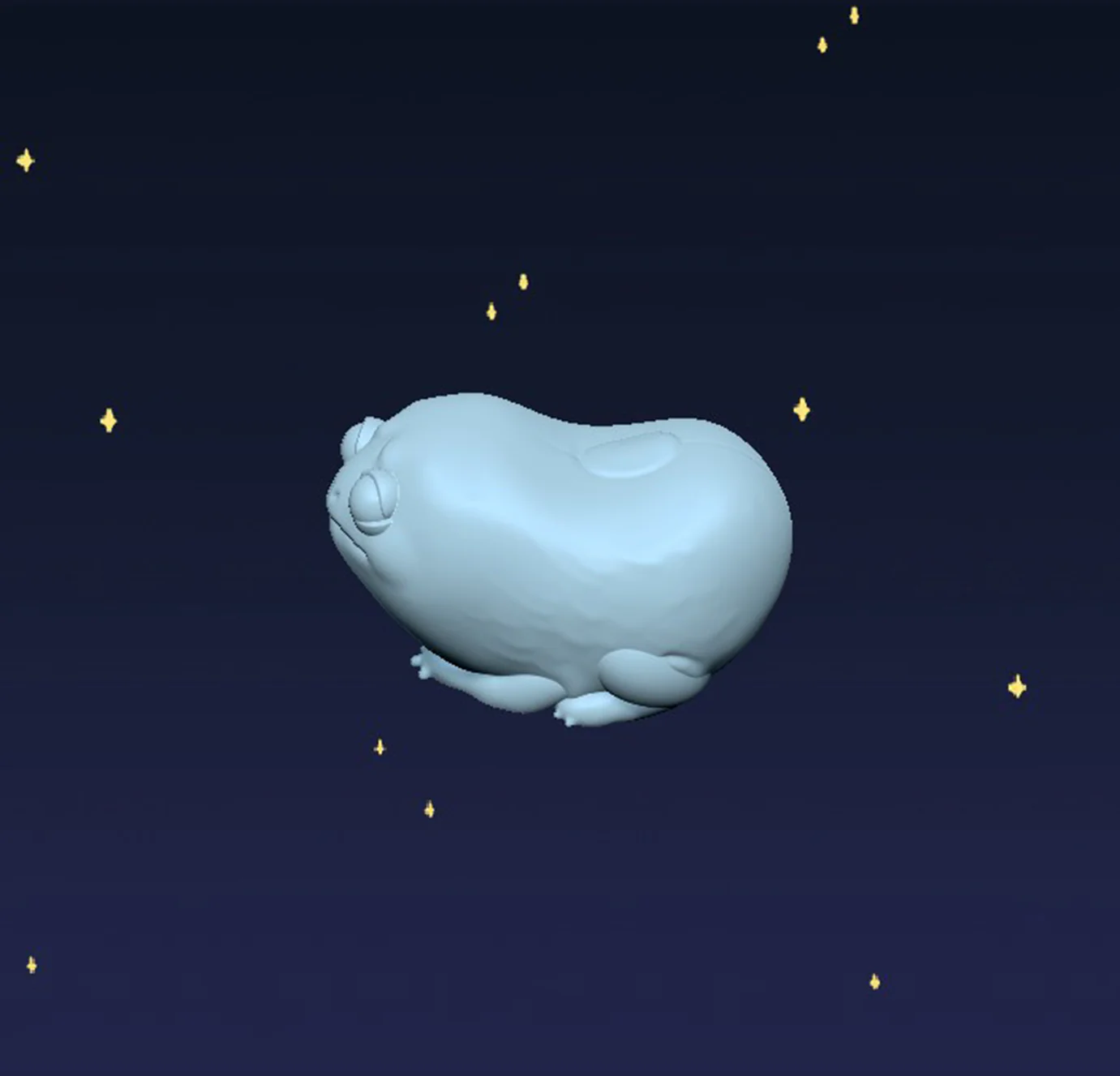 Bean Frog - Digital STL File - Image 2