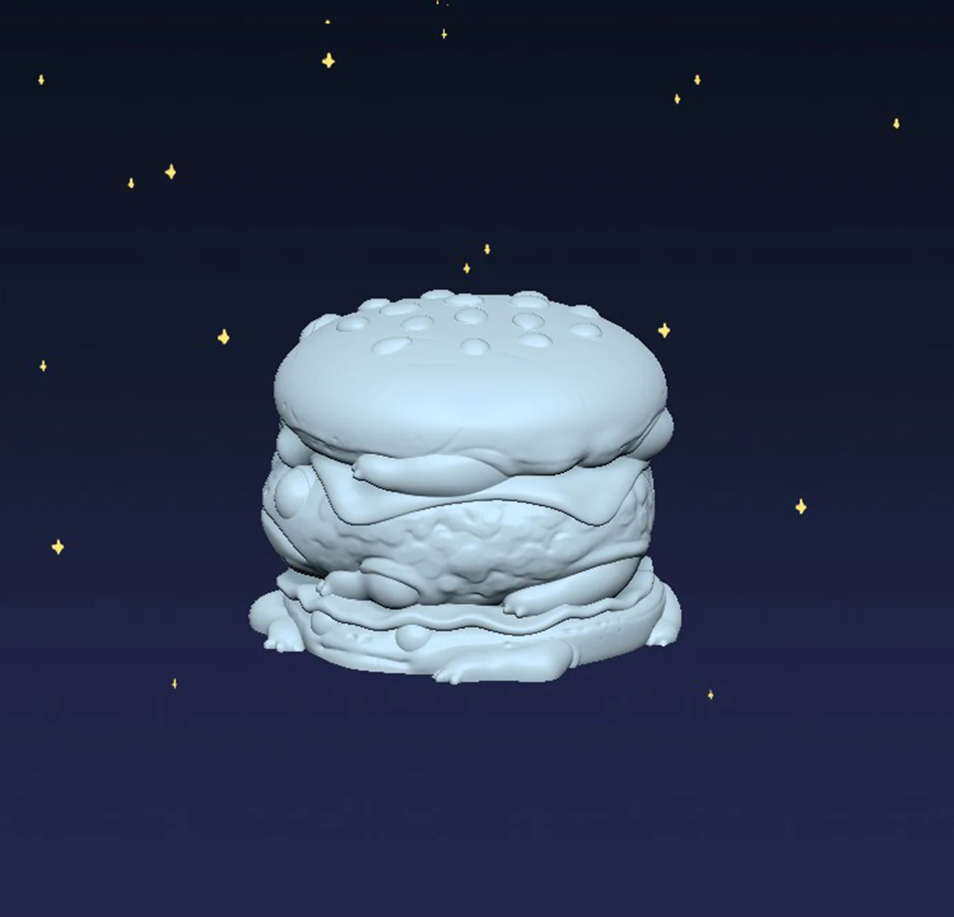 Burger Frogs Stacked - Digital STL File - Image 2