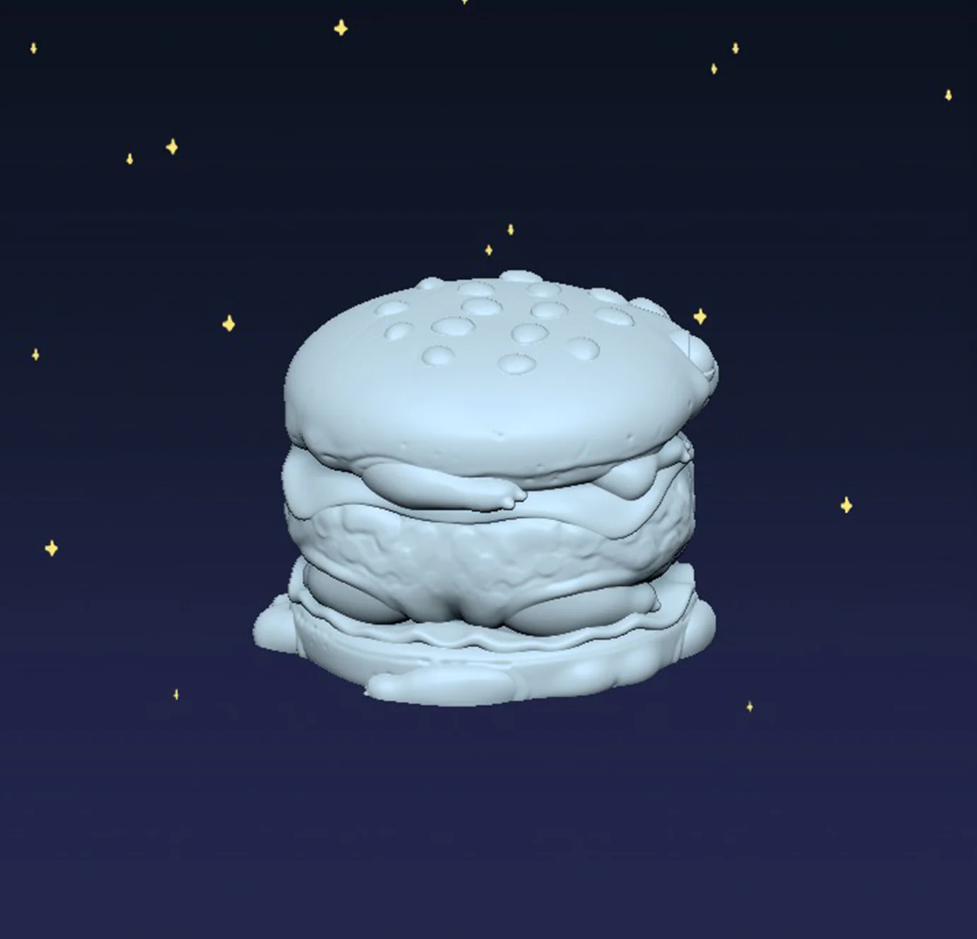 Burger Frogs Stacked - Digital STL File - Image 3