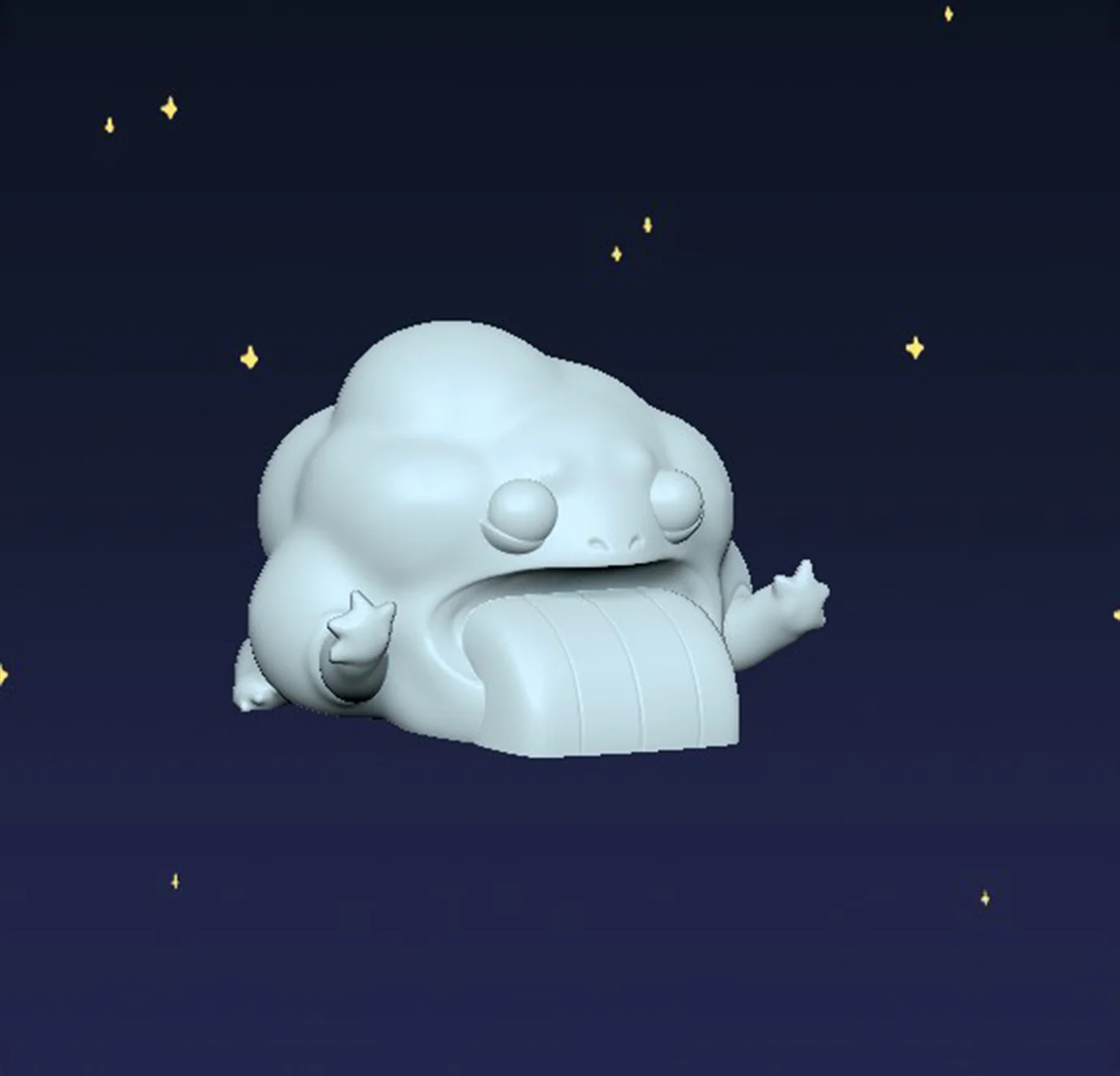 Cloud Pride Frogs - Digital STL File - Image 2