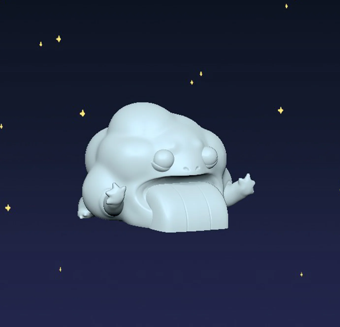 Cloud Pride Frogs - Digital STL File - Image 3
