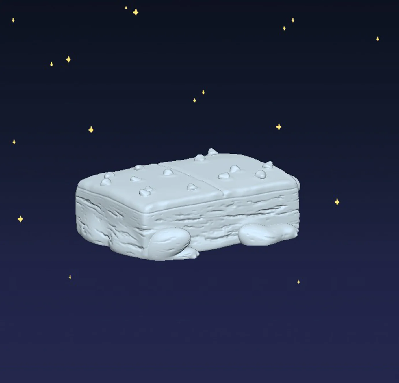 Cosmos Brownie Frog - Digital STL File - Image 2