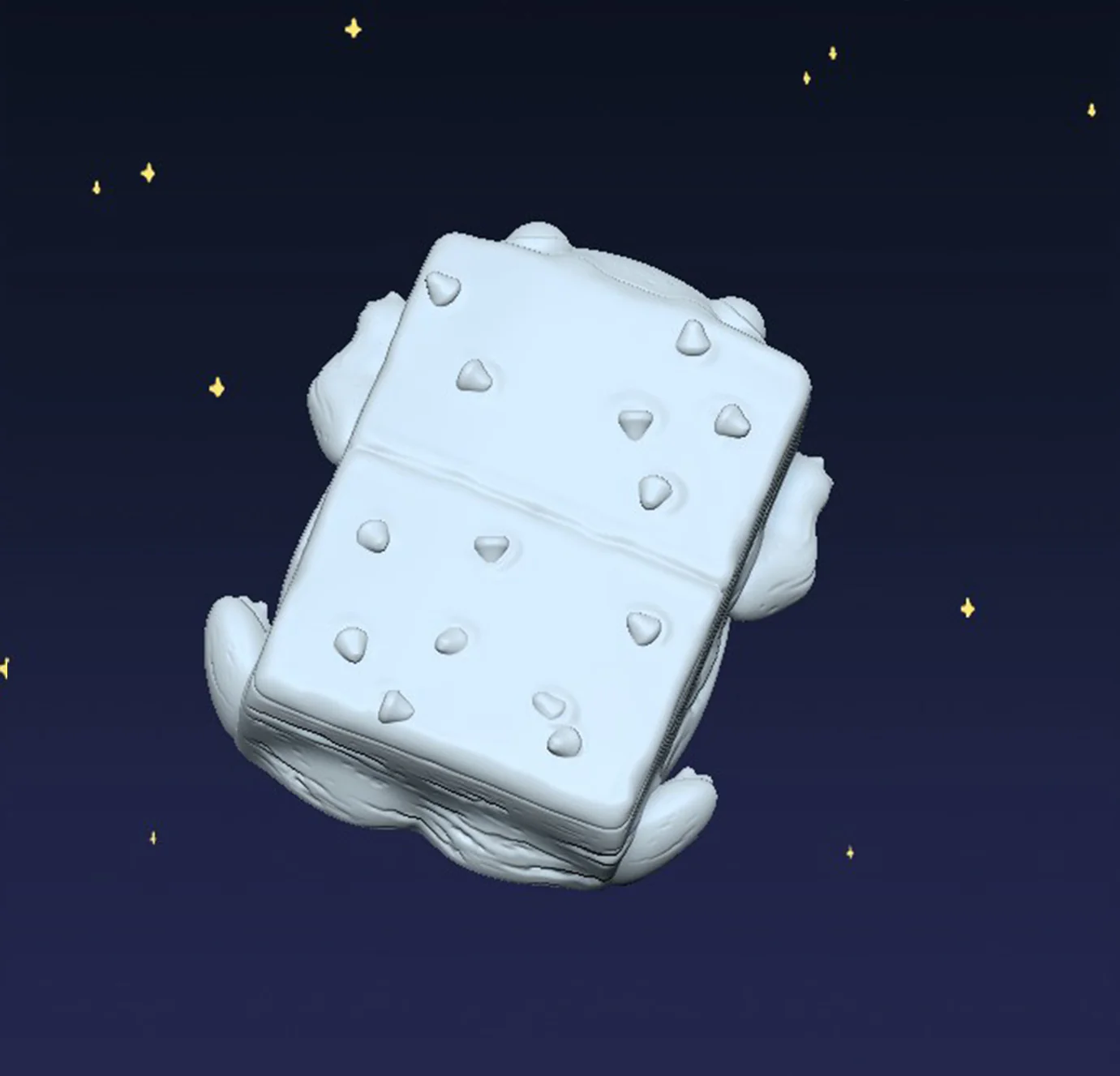 Cosmos Brownie Frog - Digital STL File - Image 3
