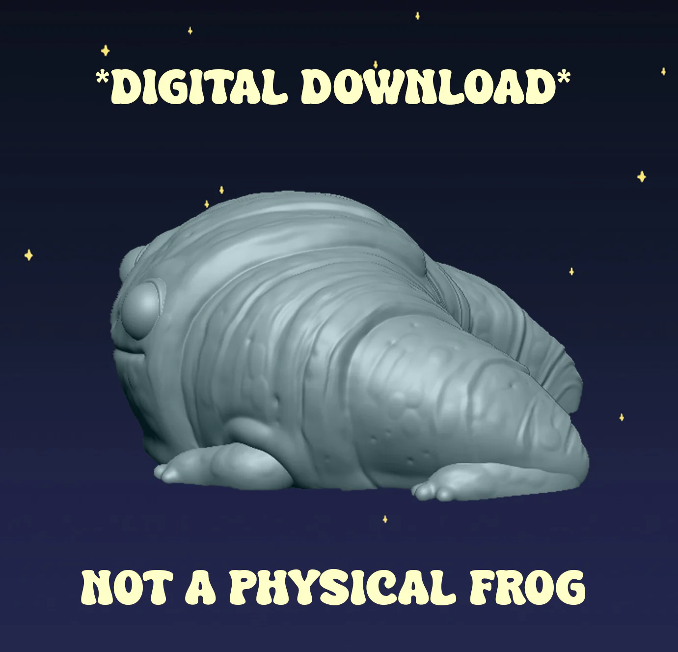 Croissant Frog - Digital STL File - Image 2