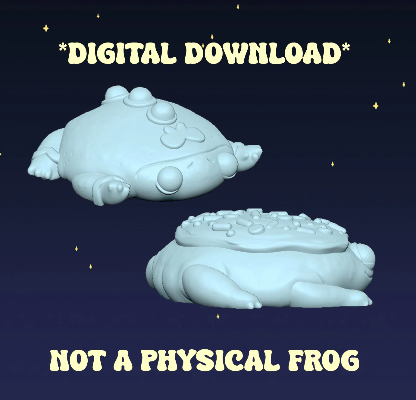 Decorative Cookie Frogs - Digital STL Files - Image 3