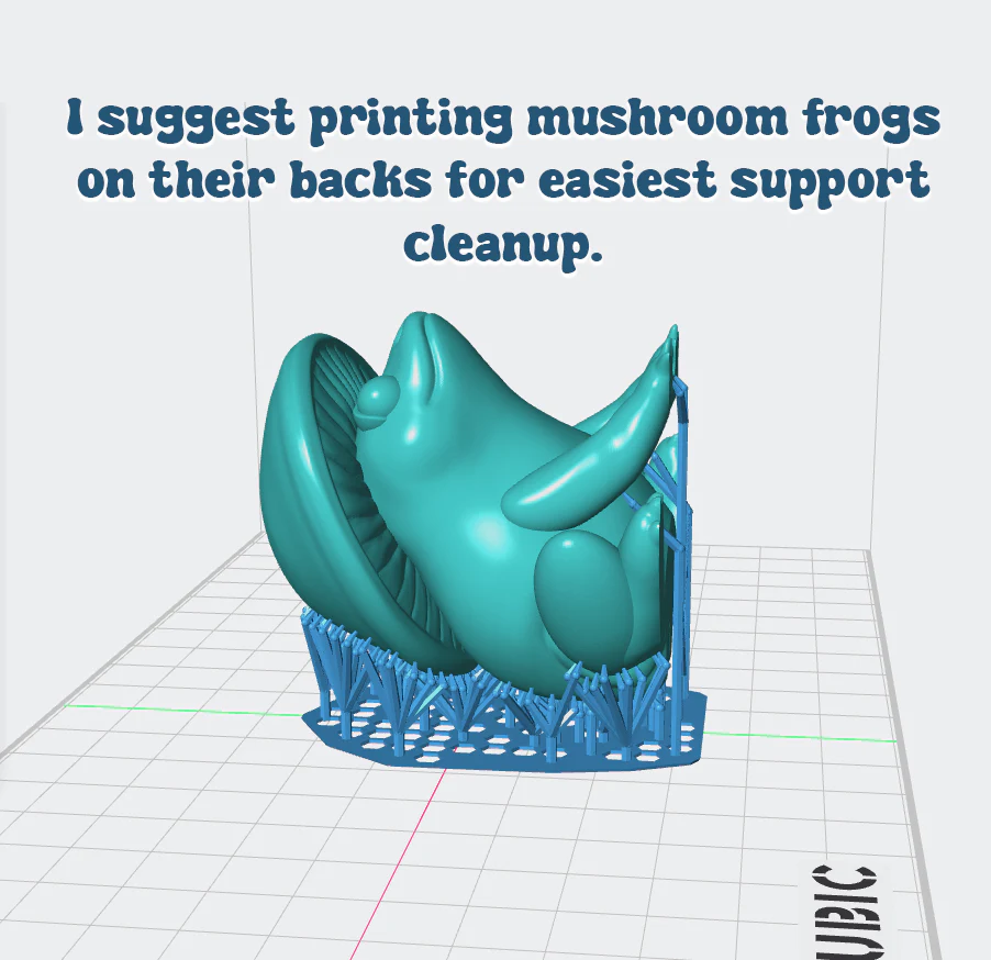 Dome Mushroom Frog - Digital STL File - V2 - Image 4