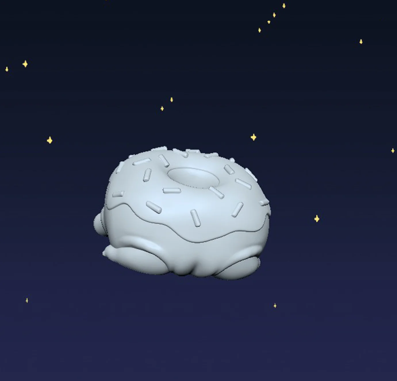 Donut Frog - Digital STL File - V2 - Image 3