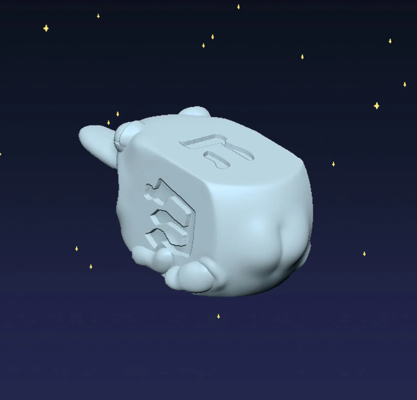 Dreidel Frog - Digital STL File - Image 2