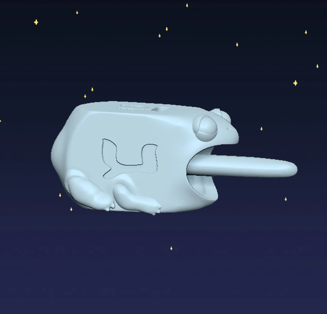 Dreidel Frog - Digital STL File - Image 3