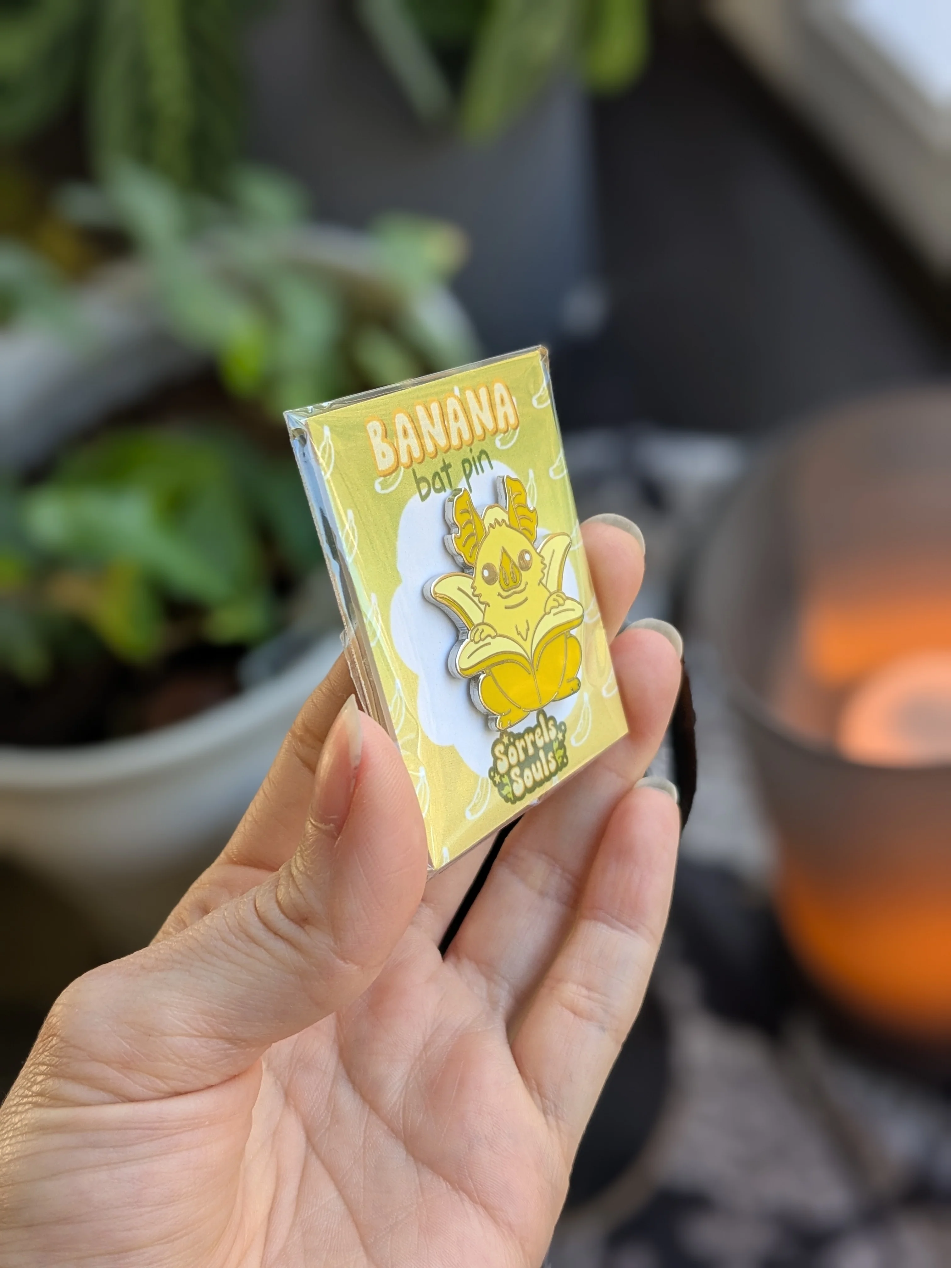 Enamel Pin - Banana Bat - Image 4