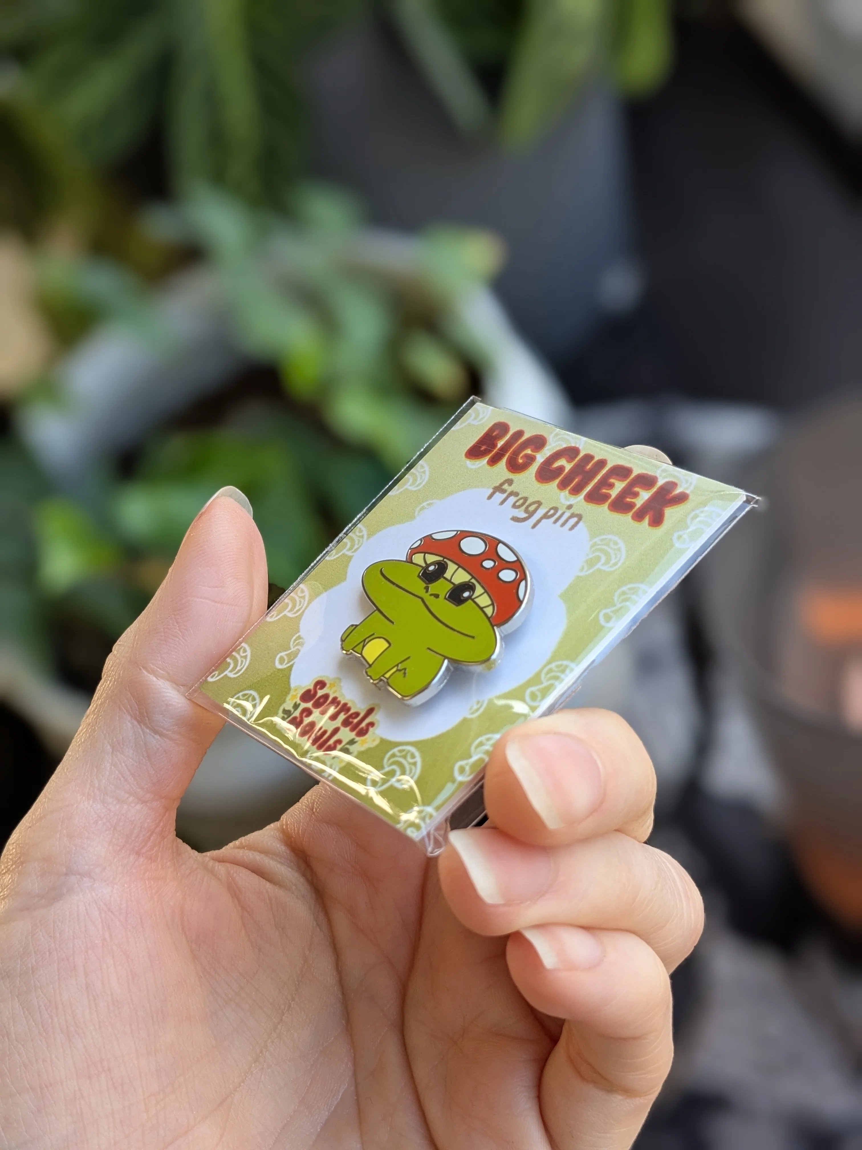 Enamel Pin - BIG CHEEK Frog - Image 3