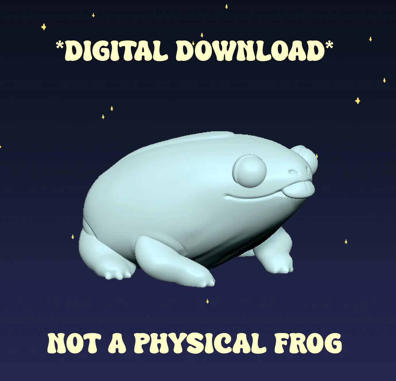 Candy Corn Frog - Digital STL File