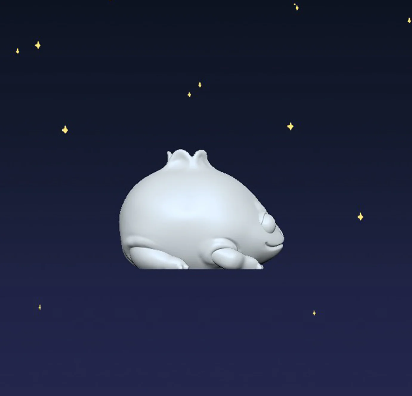 Happy Blueberry Frog - Digital STL File - V2 - Image 3