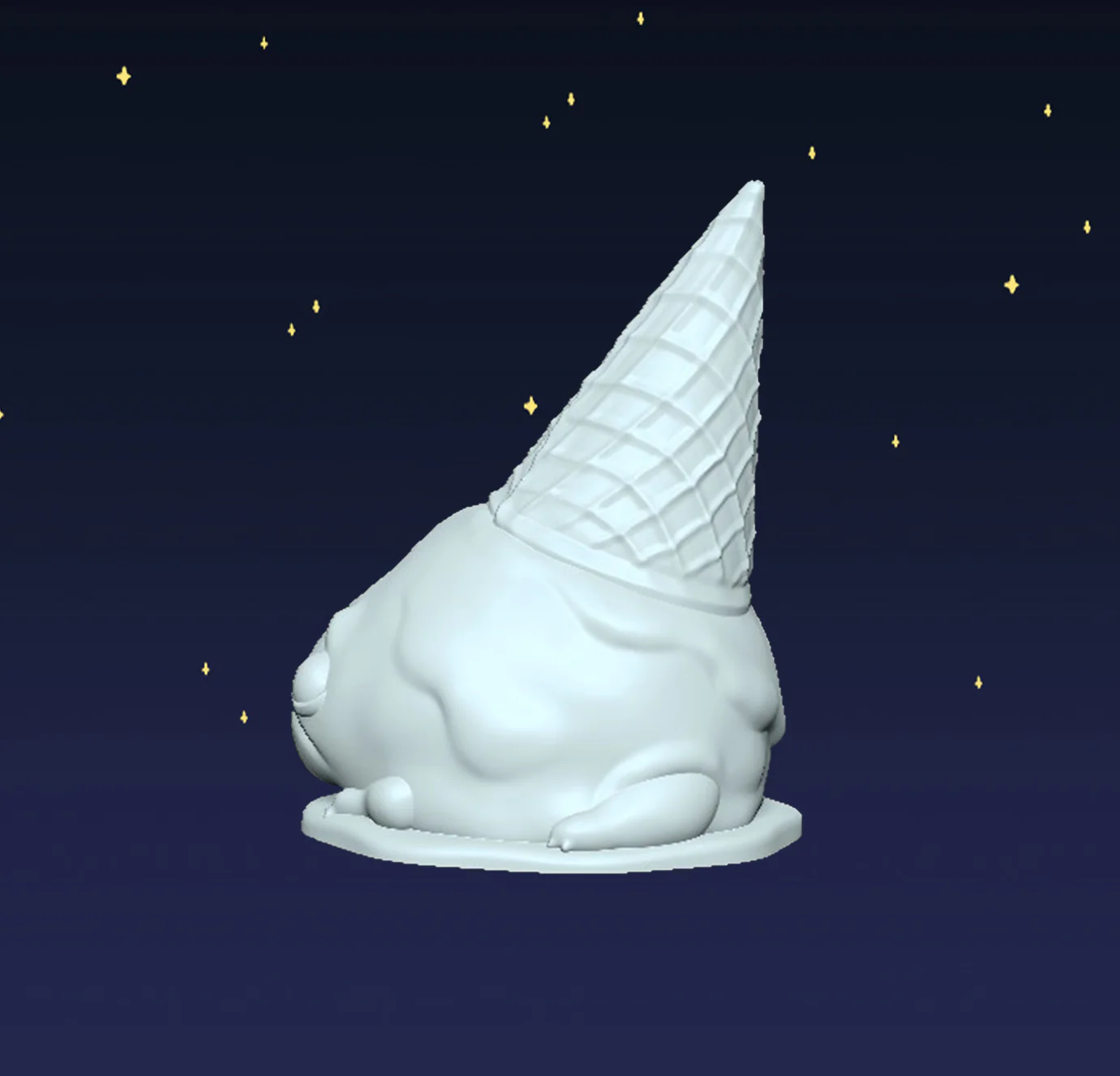 Ice Cream Frog - Digital STL File - Image 4