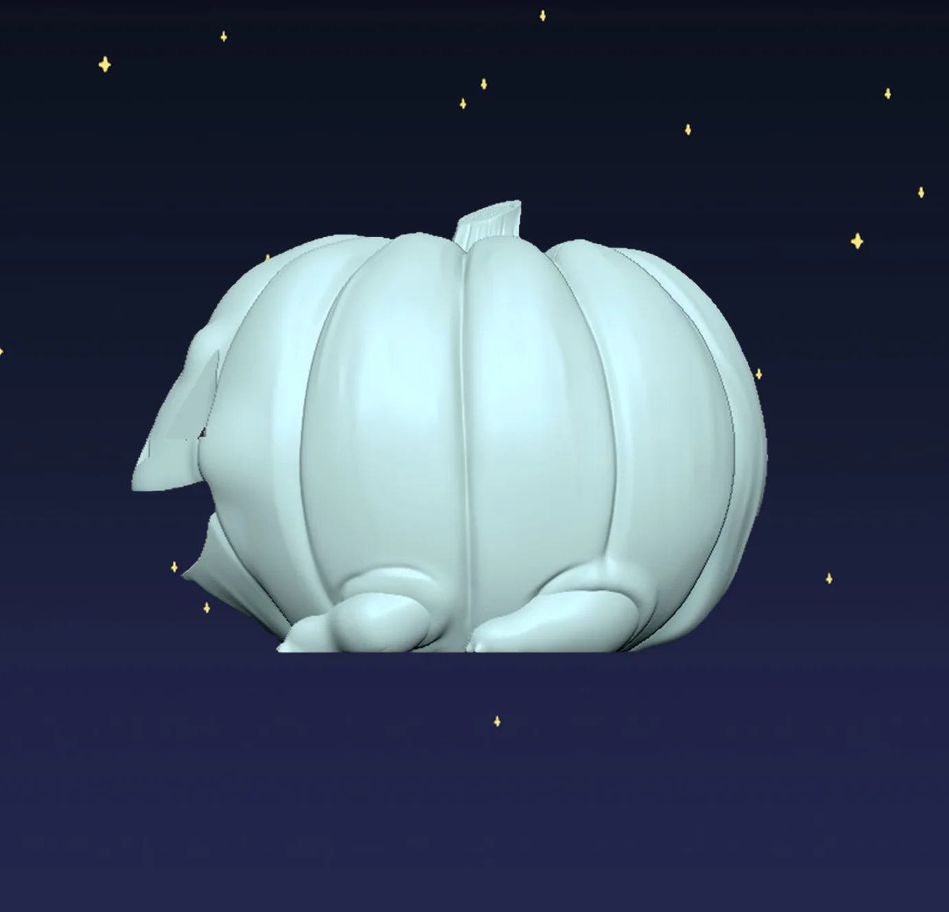 Jack O'Lantern Frogs - Digital STL File - Image 7