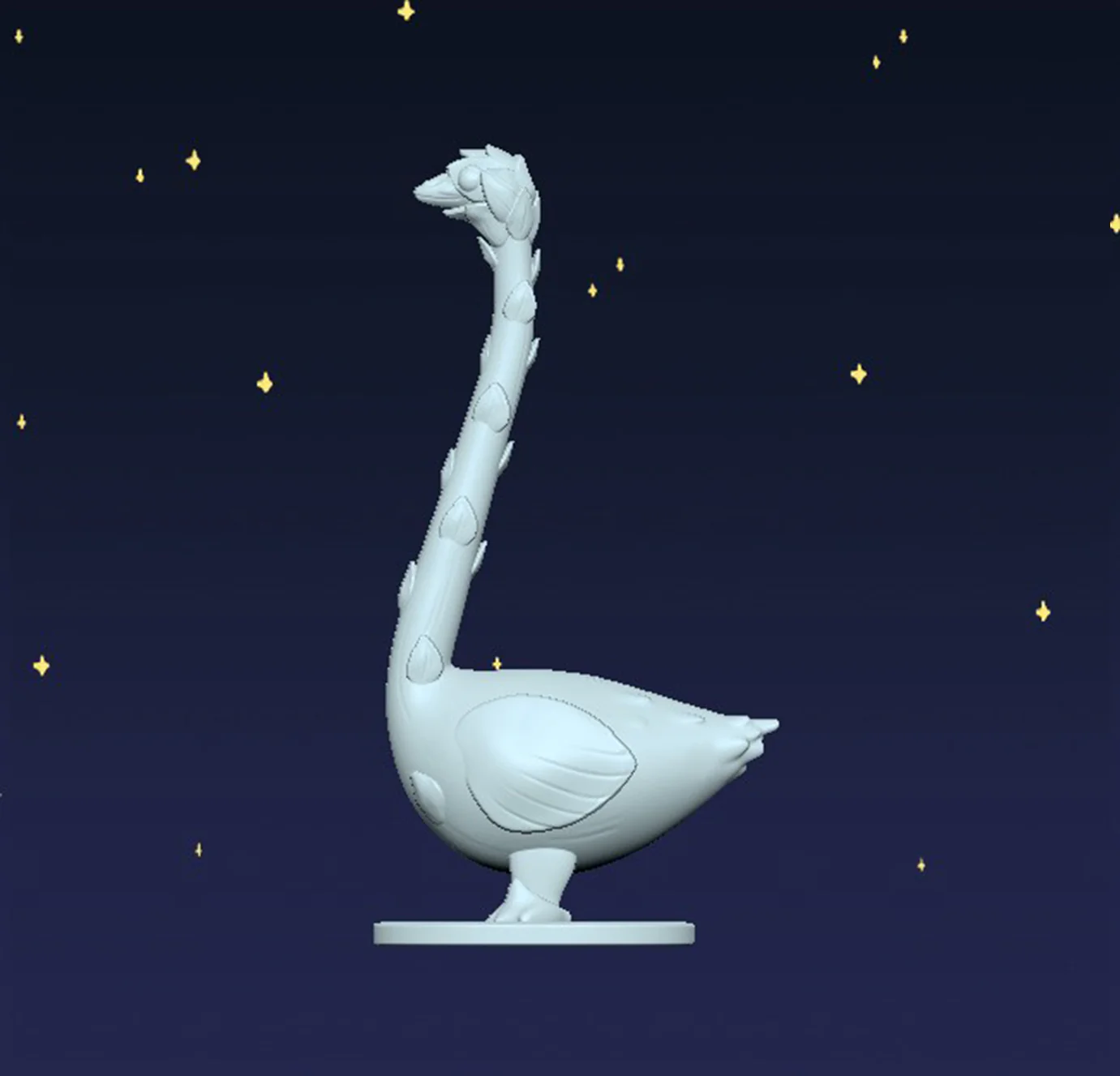 LONG Asparagoose - Digital STL File - Image 3