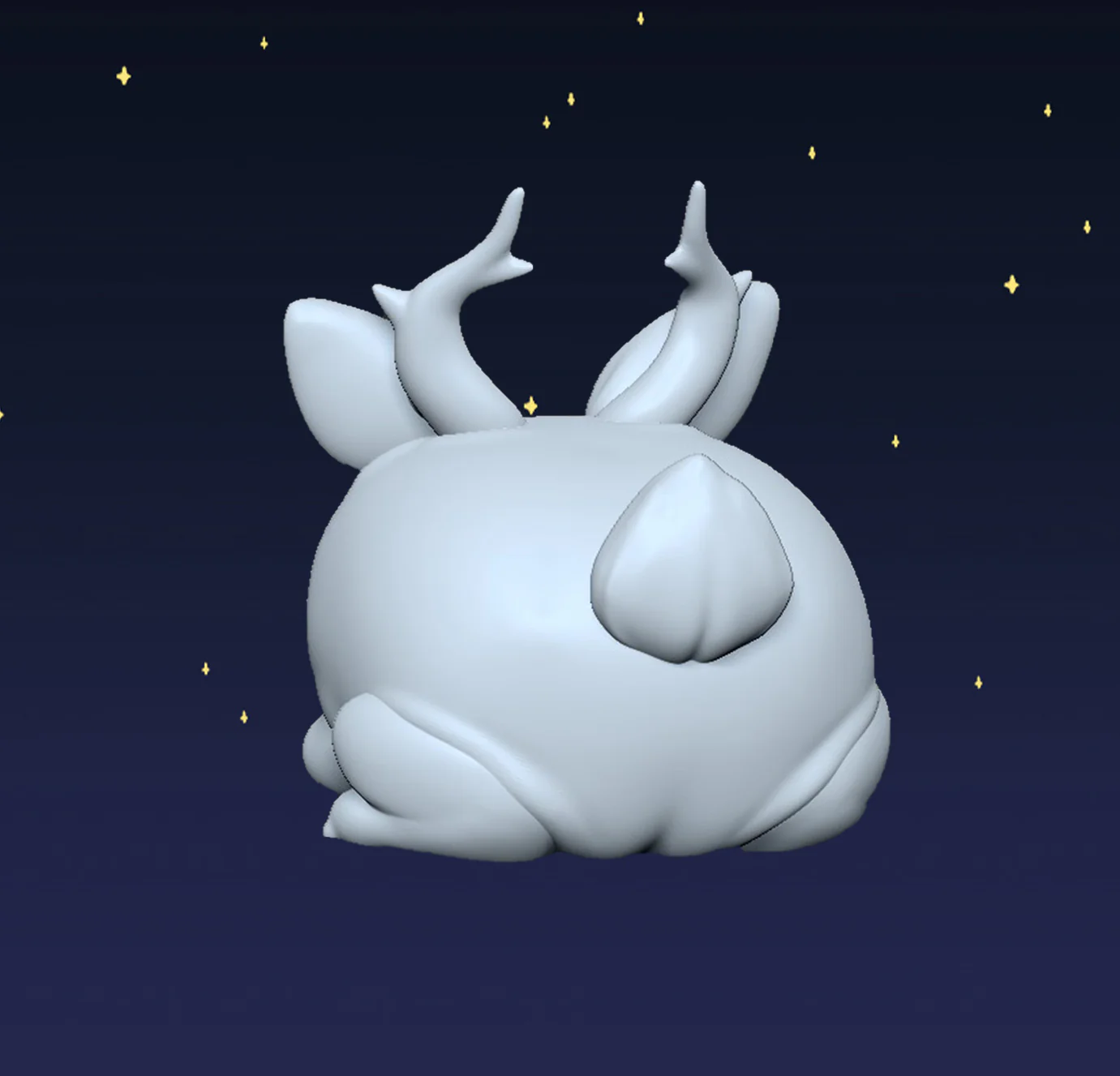 Onesie Frog - Deer - Digital STL File - Image 3