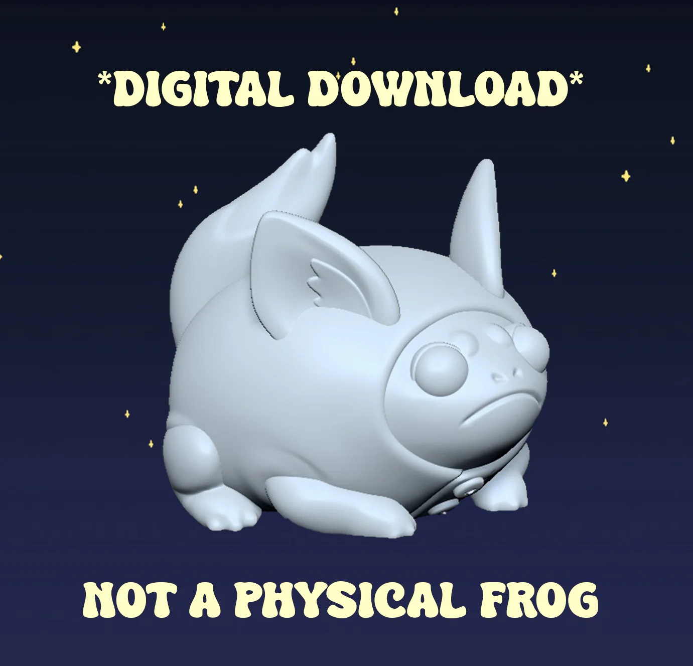 Onesie Frog - Fox - Digital STL File