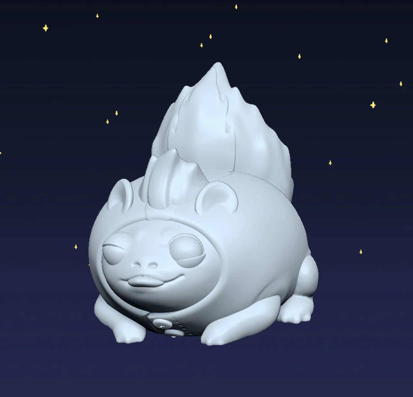 Onesie Frog - Skunk - Digital STL File - Image 4