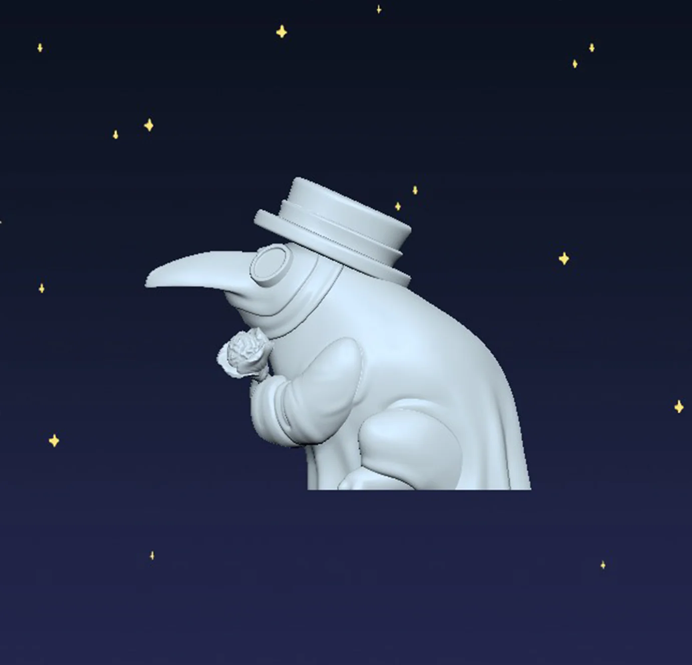 Plague Doctor Frog - Digital STL File - Image 2