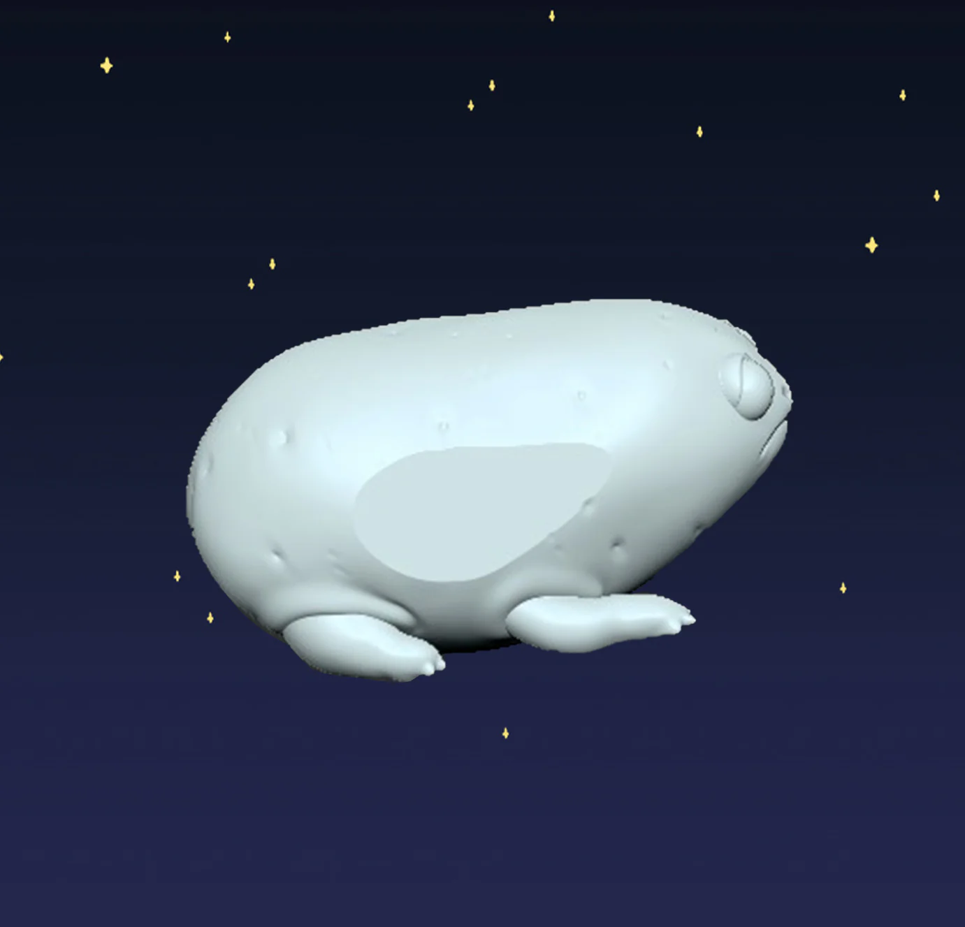 Potato Frog & Hippo - Digital STL File - Image 10