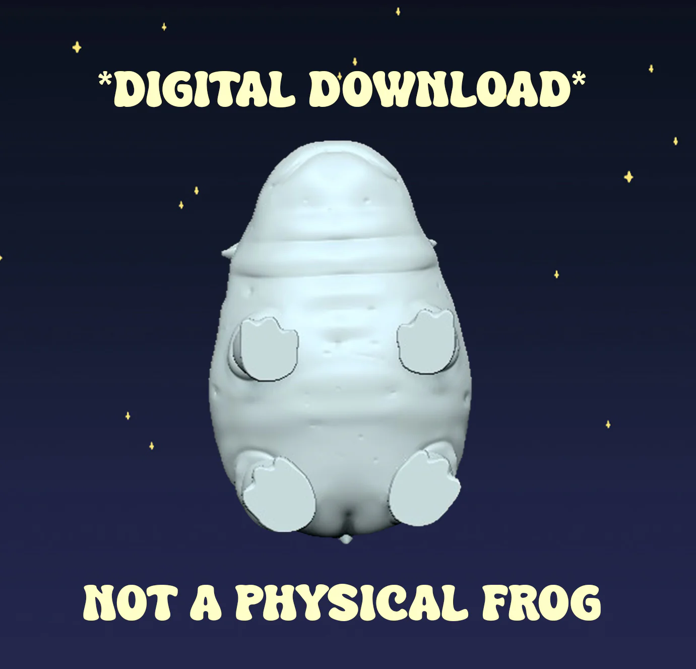 Potato Frog & Hippo - Digital STL File - Image 5