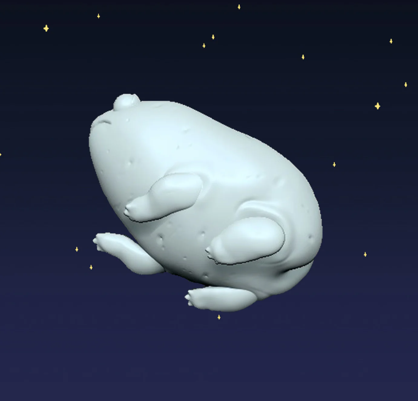 Potato Frog & Hippo - Digital STL File - Image 9