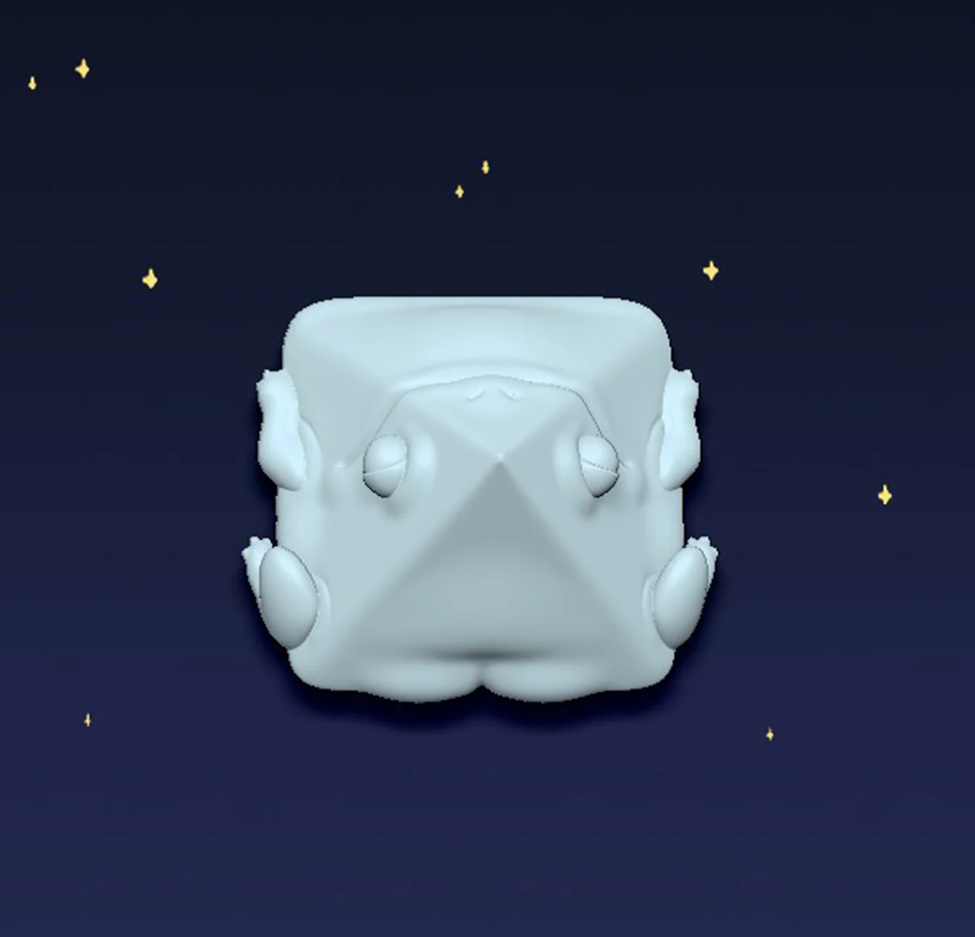 Pyramid Frog - Digital STL File - Image 2