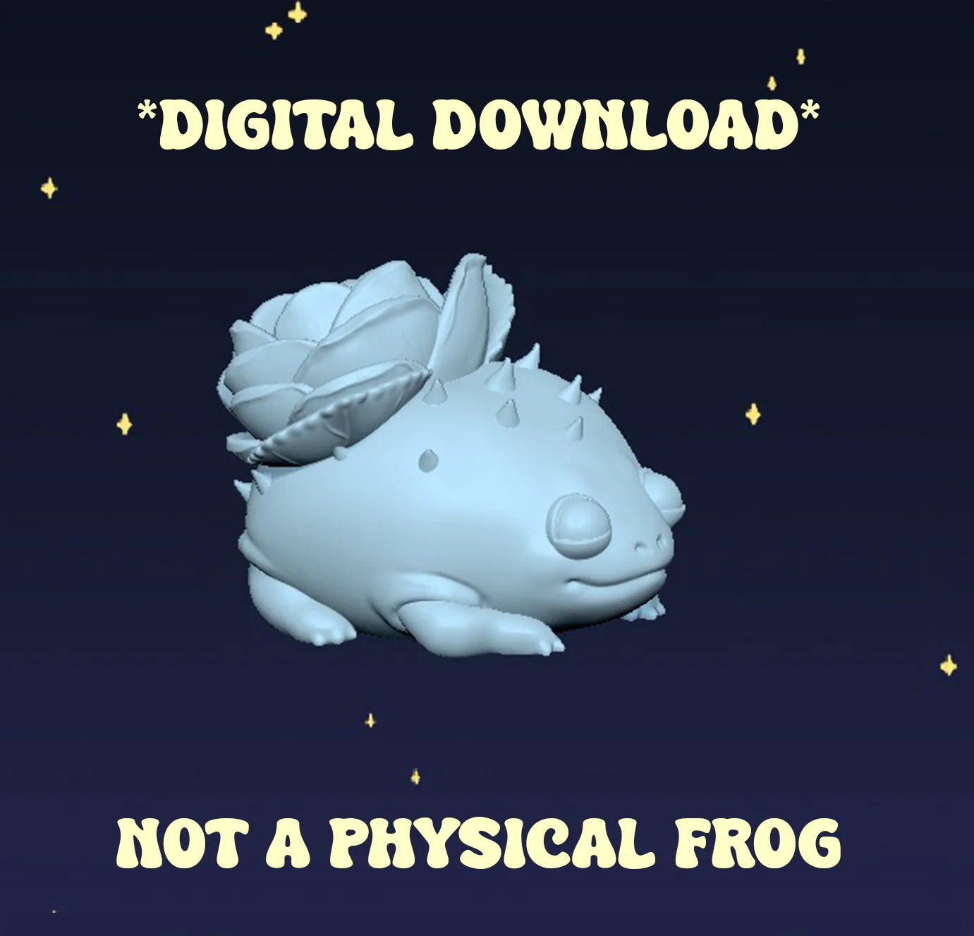Rose Frog - Digital STL File