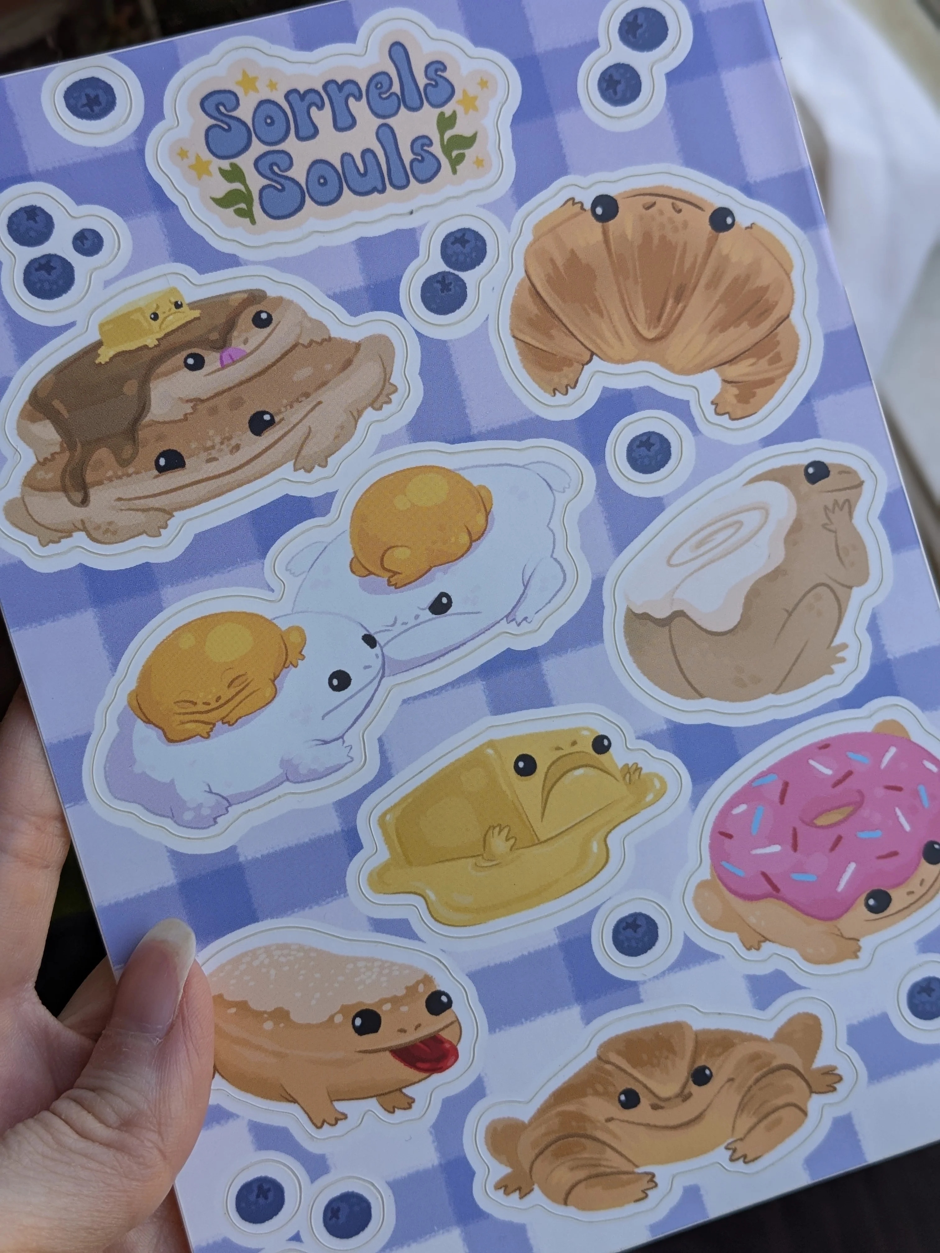 Sticker Sheet - Breakfast Frogs - Image 3