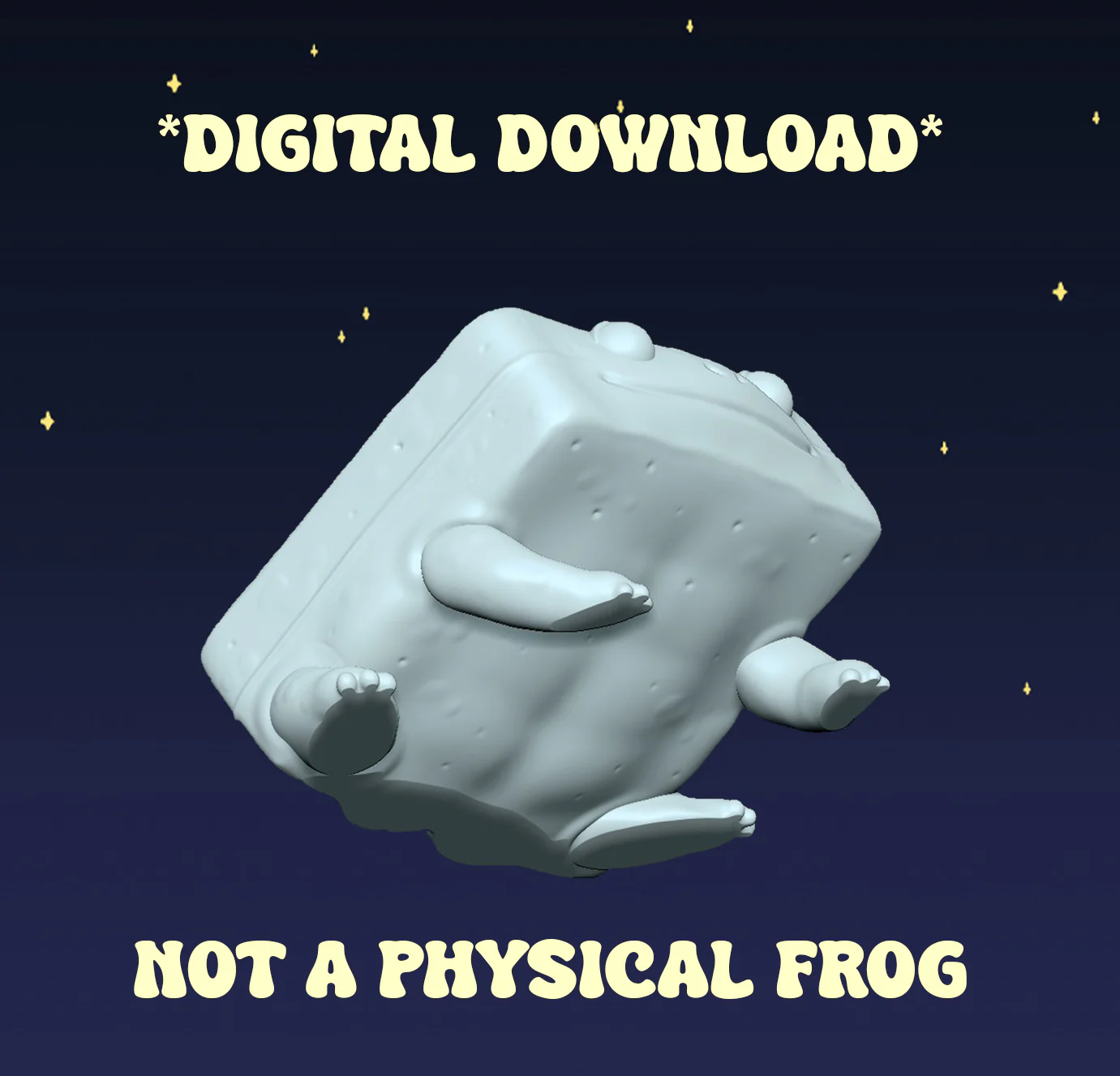 Waffle Frog - Digital STL File - Image 4